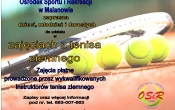 plakat - zajecia z tenisa ziemnego